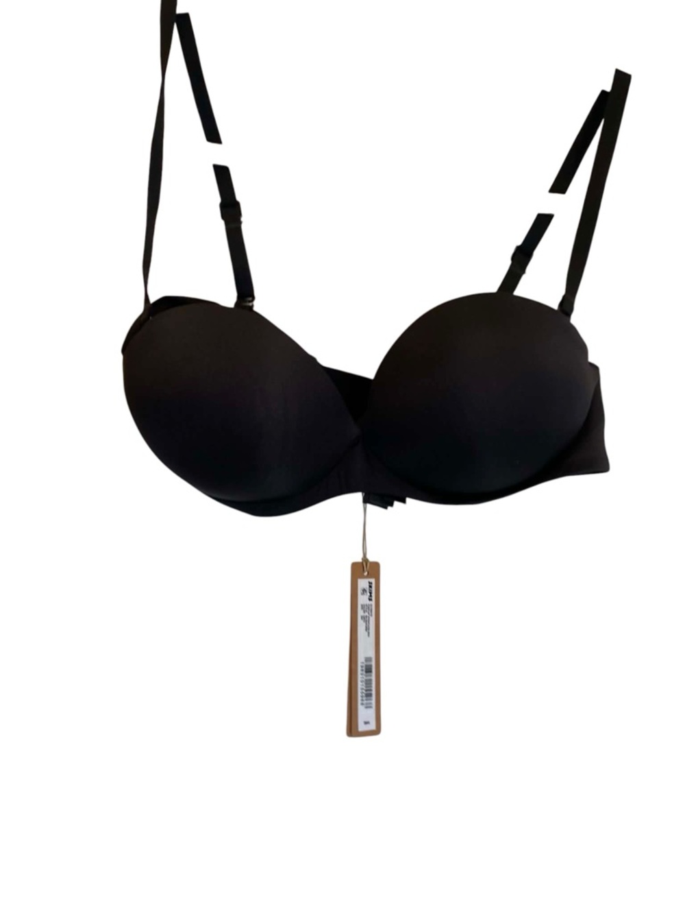 NWT SKIMS ultimate strapless push-up bra ONYX Size 34A